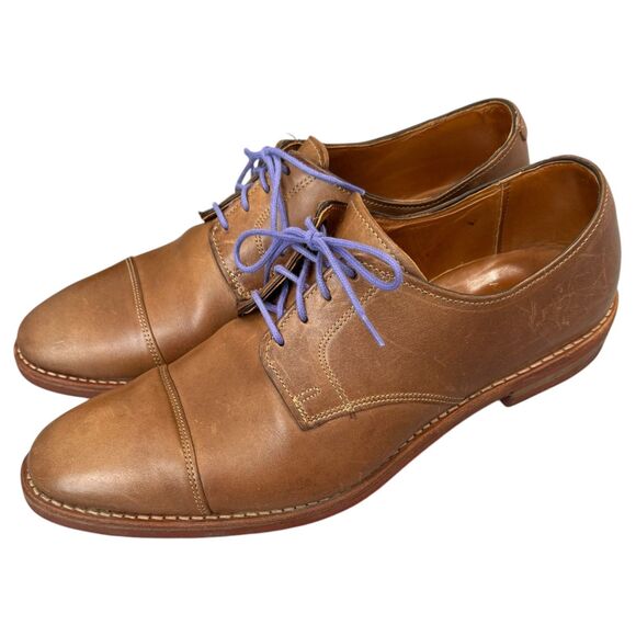 Allen Edmonds Oak Street Brown Cap Toe Oxford Dress Shoe Dainite Soles Size 11.5 main image 9